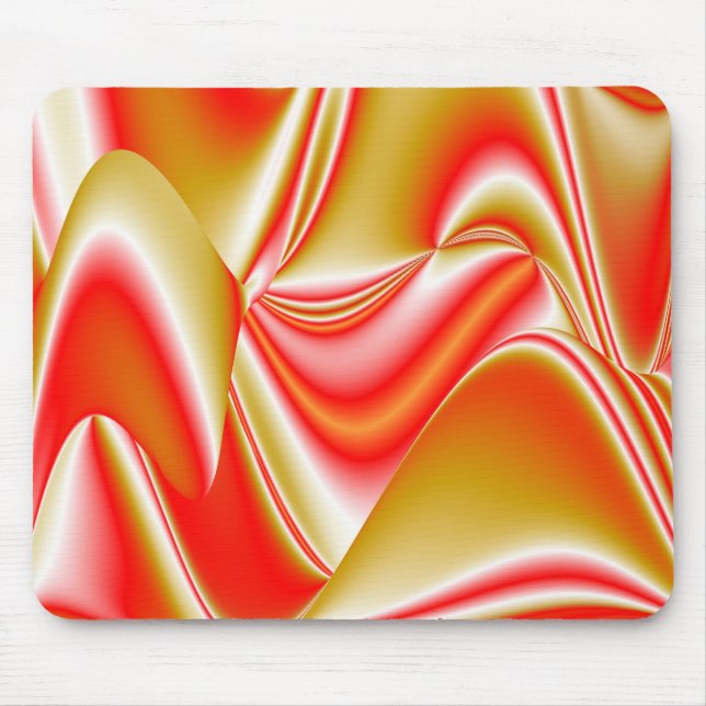 Love and Gold Abstract 3D Rainbowart Mouse Pad (Front)
