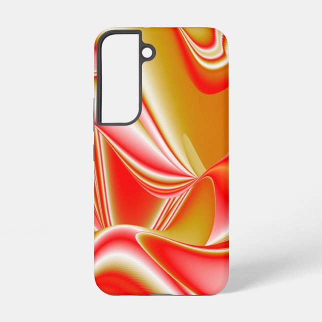 Love and Gold Abstract 3D Rainbowart Samsung Galaxy S22 Case (Back)