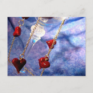 Love and Gold Dangles Postcard