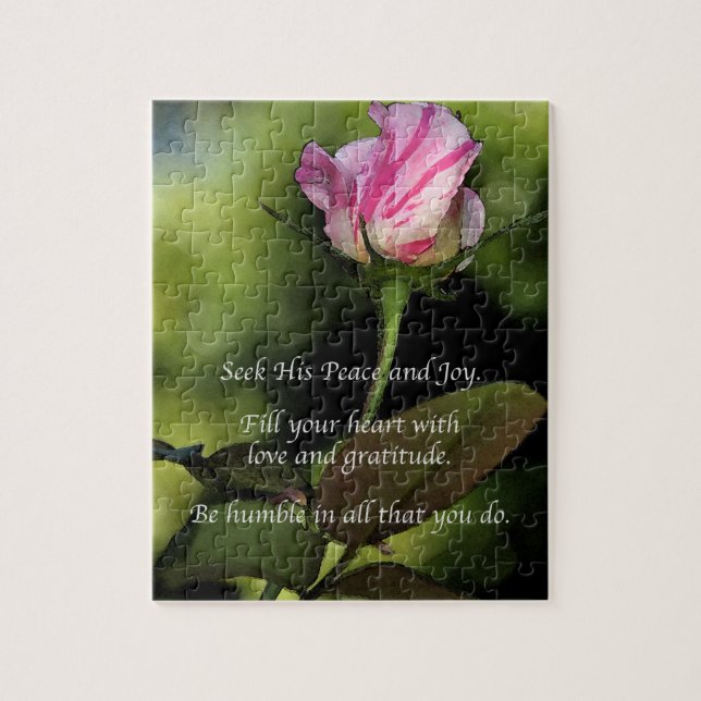 Love And Gratitude Custom Jigsaw Puzzle (Vertical)