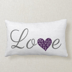 Love and Heart Lumbar Pillow