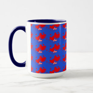 Love and Heart Romantic Design Mug