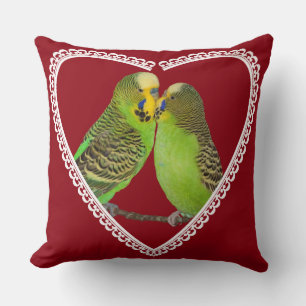 Love and Kisses Pillow (Wine Red)