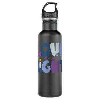 Love And Light Hanukkah Cool Chanukah Festival Jew 710 Ml Water Bottle