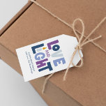 "Love and Light" Hanukkah Label<br><div class="desc">"Love and Light" Hanukkah design.</div>
