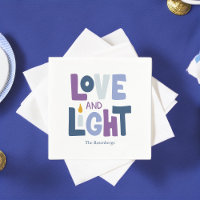 "Love and Light" Happy Hanukkah Custom