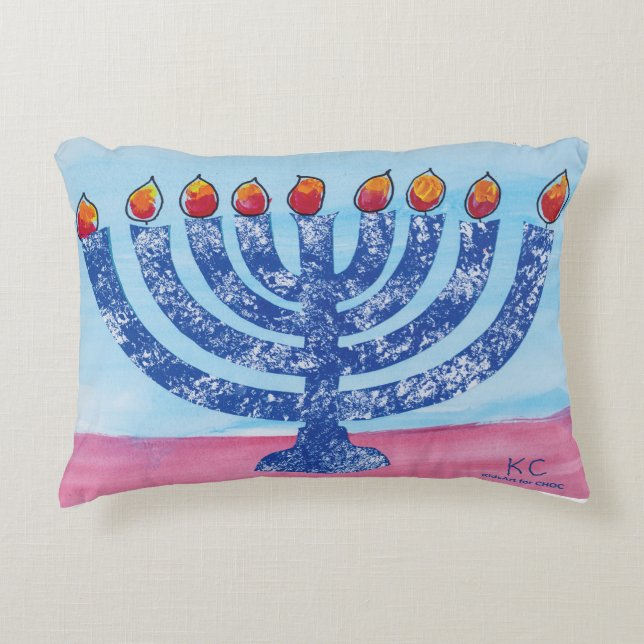 Love and Light - Kids Art for CHOC Accent Pillow (Front)