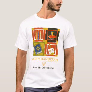 Love and Light   Simple Modern Hanukkah family  T-Shirt
