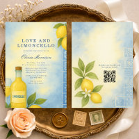 Love and Limoncello Italian QR Code Bridal Shower