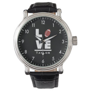 Love And Live American Football Sports Fan Watch