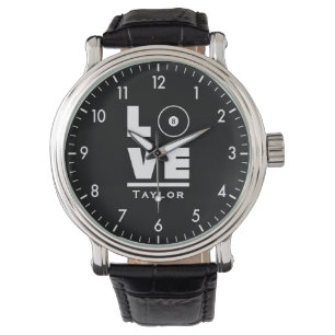 Love And Live Billiards And Pool Sports Fan Name Watch