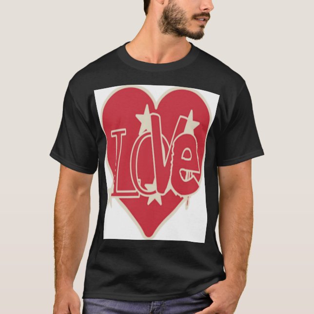 love and make happy T-Shirt (Front)