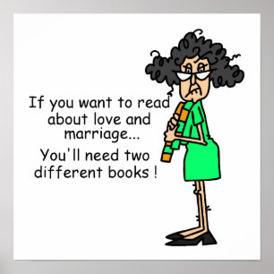 Love and Marriage Humour Poster