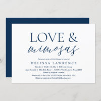 Love and Mimosas, Modern Bridal Shower Party