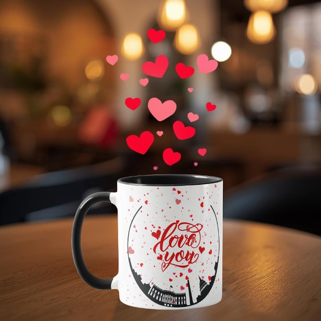 Love and Monument Personalized Mug (Créateur téléchargé)