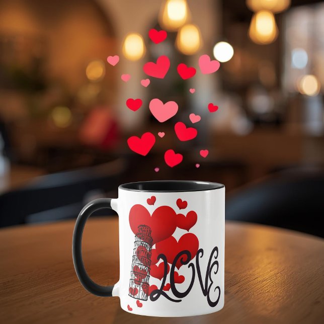 Love and Monument Personalized Mug (Créateur téléchargé)