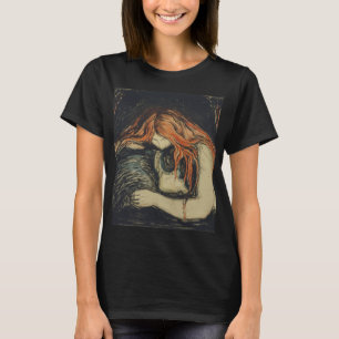 Love and Pain (The Vampire) (by Edvard Munch) T-Shirt