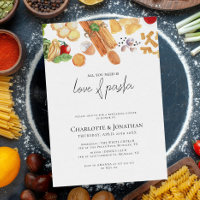 Love and Pasta Italian Modern Rehearsal Dinner