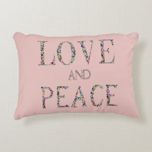 Love and Peace Accent Pillow