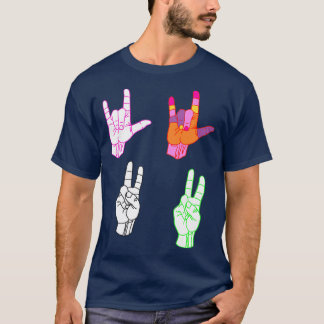 Love and Peace ASL T-Shirt