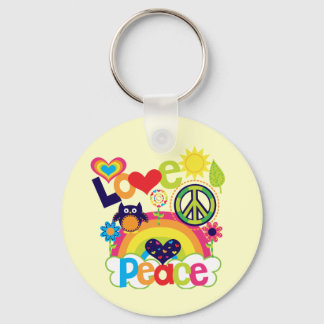 Love and Peace Baby Keychain