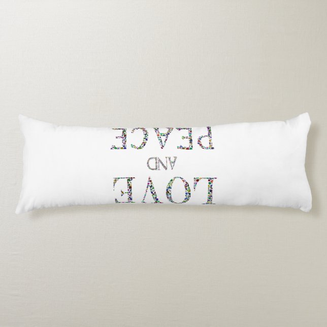Love and Peace Body Pillow (Front)