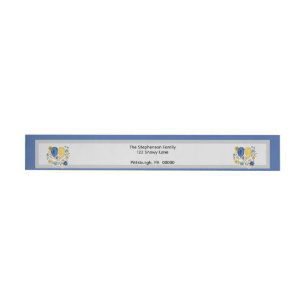 Love And Peace Flower Wrap Around Label