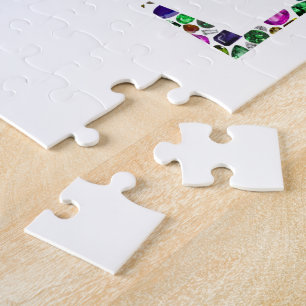 Love and Peace – Gemstone Lettering Design Jigsaw Puzzle