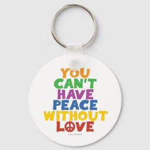Love and Peace Keychain