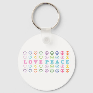 Love and Peace Keychain