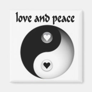 Love and Peace  Magnet