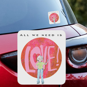 Love and Peace Sticker