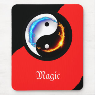 Love and Peace Yin-Yang Mouse Pad