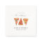 Love and Pizza Rehearsal Dinner Paper Napkin