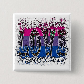 Love and pride bi pride buttons