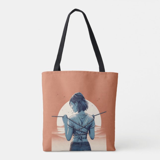Love and Ropes Tote Bag (Back)