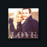 Love and Sparkles Photo Canvas Print<br><div class="desc">Full bleed photo canvas. Personalize it with your wedding date, family name, or any text of your choice for a beautiful and unique piece of wall art.</div>