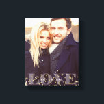 Love and Sparkles Photo Canvas Print<br><div class="desc">Full bleed photo canvas. Personalize it with your wedding date,  family name,  or any text of your choice for a beautiful and unique piece of wall art.</div>