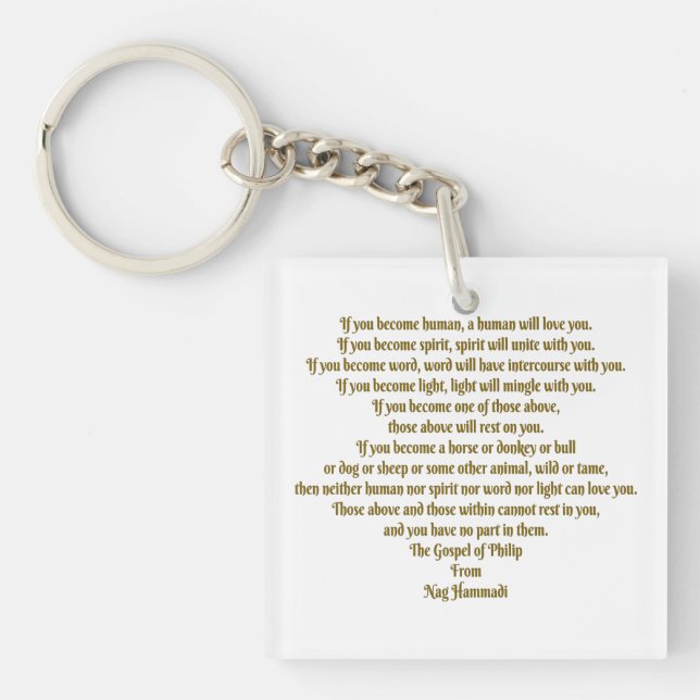 Love and Spirit Keychain (Front)