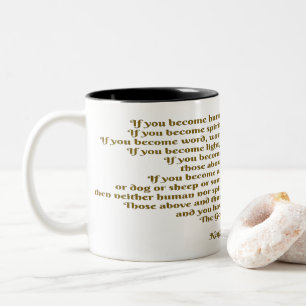 Love and Spirit Two-Tone Coffee Mug