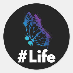 Love And Support Life Suicide Prevention Awareness Classic Round Sticker