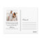 Love and Thanks Orange Wedding Photo Thank You