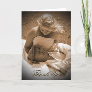 Love and Thanks Sweetest Day Wedding Thank You Card