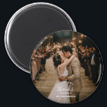 Love and Thanks Wedding Photo Thank You Magnet<br><div class="desc">Love and thanks design wedding magnets, featuring your favourite wedding day photo. Show your gratitude to friends and family who share in your wedding celebration and give them a keepsake magnet they will cherish. Customize these wedding thank you magnets with your photo, and names. Contact me through the button below...</div>