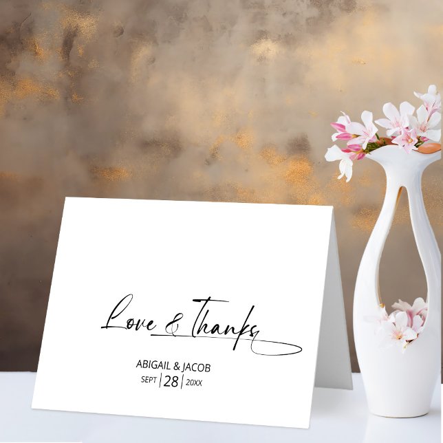 Love and Thanks Wedding Thank You (Creator Uploaded)