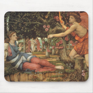Love and the Maiden by John Stanhope Mouse Pad