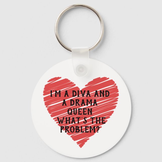 Love and Valentine Inspired Art Keychain (Front)
