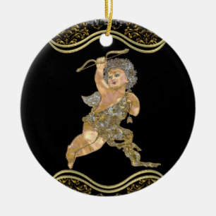Love Angel Ceramic Ornament