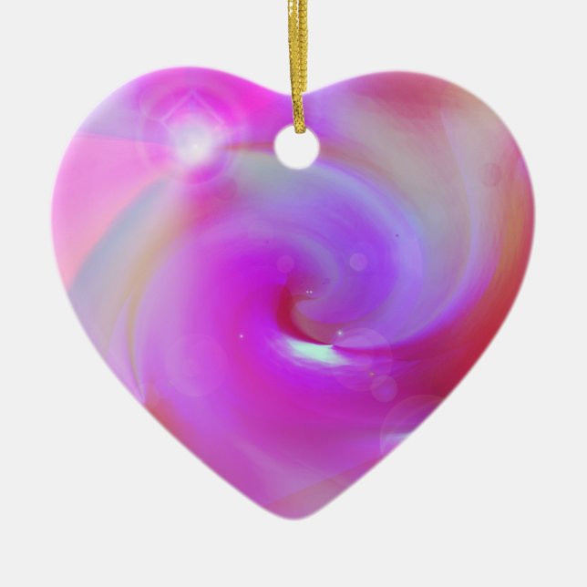 Love Angel Ceramic Ornament (Front)