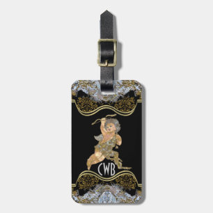 Love Angel Monogram Luggage Tag